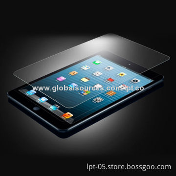 0.4mm Tempered-glass Screen Protector for iPad Mini/Air, 9H Super Hardness
